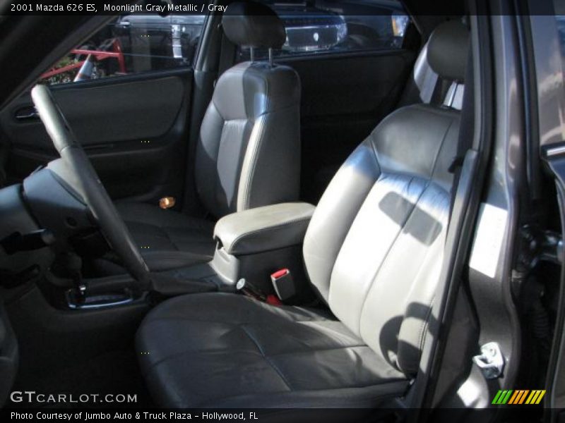 Moonlight Gray Metallic / Gray 2001 Mazda 626 ES