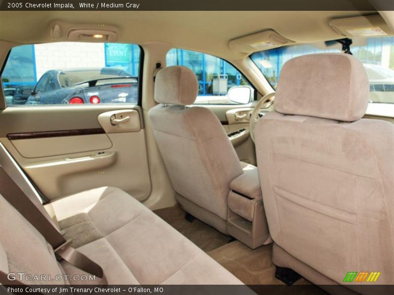 White / Medium Gray 2005 Chevrolet Impala