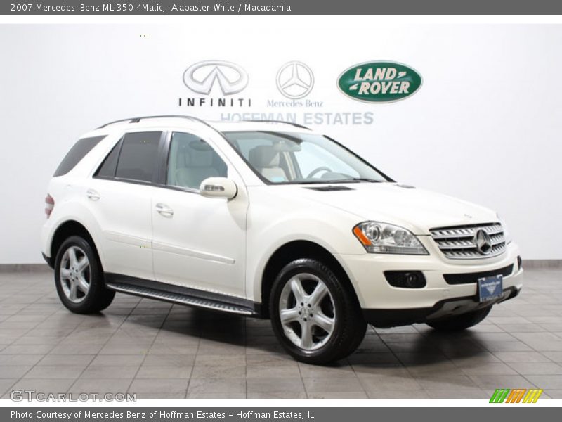 Alabaster White / Macadamia 2007 Mercedes-Benz ML 350 4Matic
