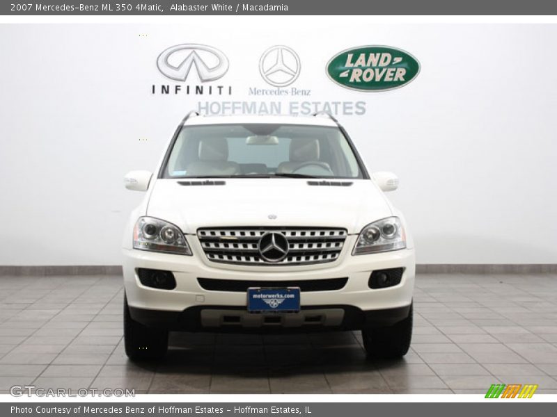 Alabaster White / Macadamia 2007 Mercedes-Benz ML 350 4Matic