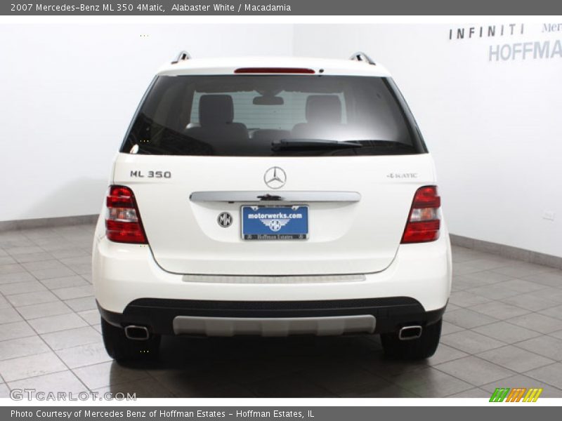 Alabaster White / Macadamia 2007 Mercedes-Benz ML 350 4Matic