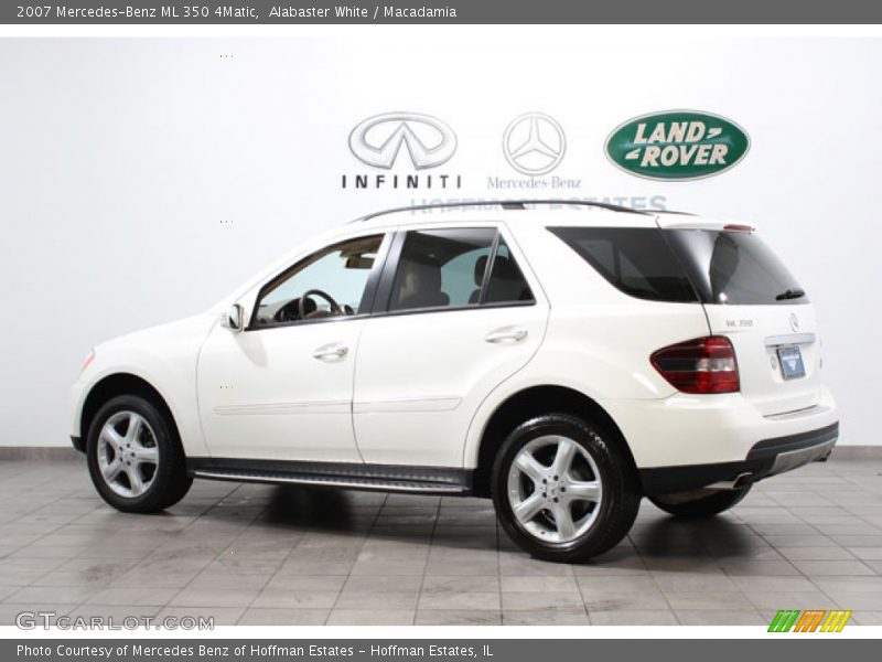 Alabaster White / Macadamia 2007 Mercedes-Benz ML 350 4Matic