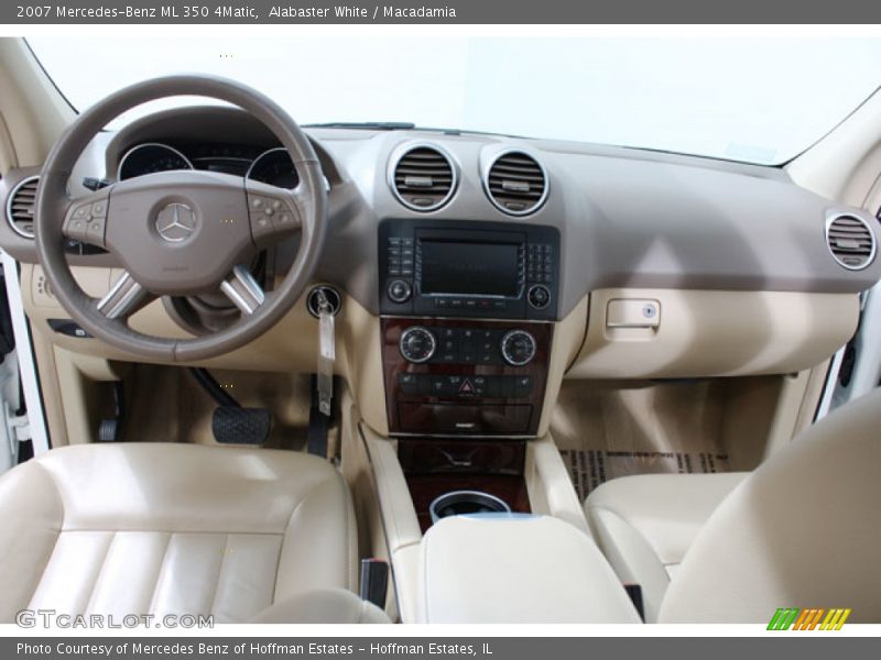 Alabaster White / Macadamia 2007 Mercedes-Benz ML 350 4Matic