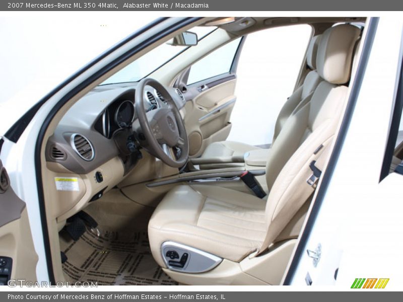 Alabaster White / Macadamia 2007 Mercedes-Benz ML 350 4Matic