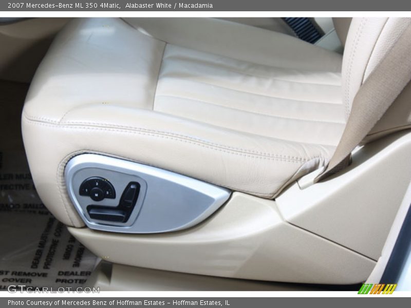 Alabaster White / Macadamia 2007 Mercedes-Benz ML 350 4Matic