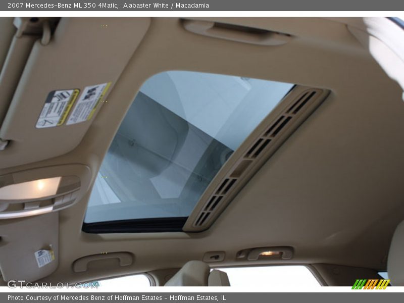 Alabaster White / Macadamia 2007 Mercedes-Benz ML 350 4Matic