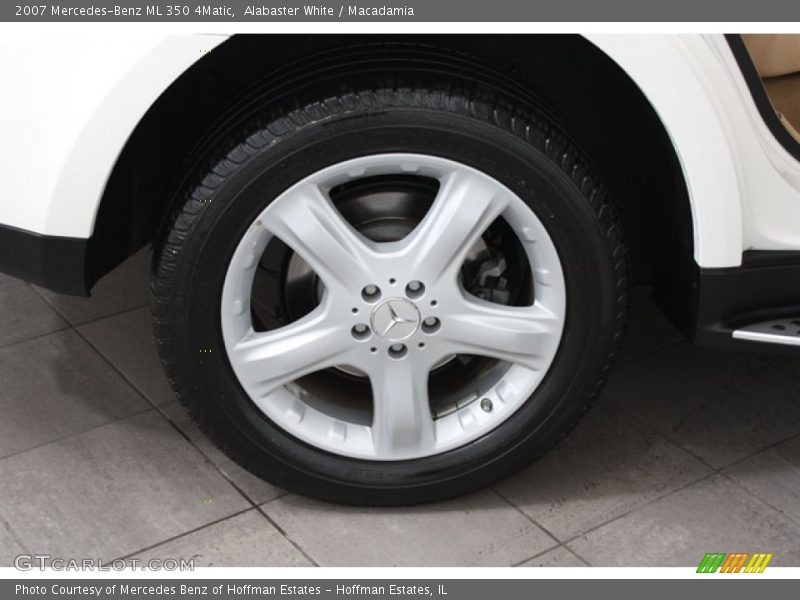 Alabaster White / Macadamia 2007 Mercedes-Benz ML 350 4Matic