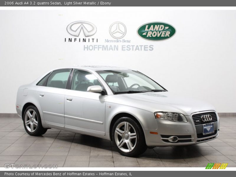 Light Silver Metallic / Ebony 2006 Audi A4 3.2 quattro Sedan