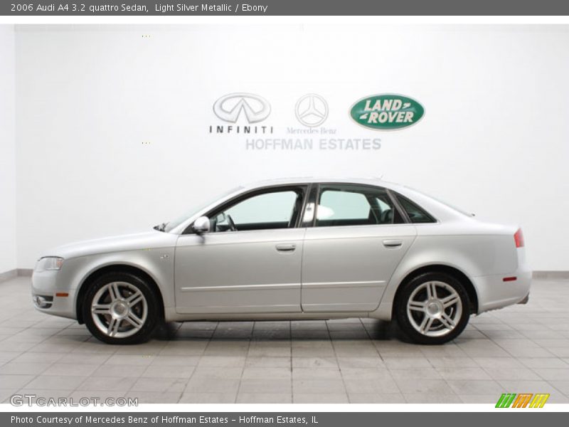 Light Silver Metallic / Ebony 2006 Audi A4 3.2 quattro Sedan