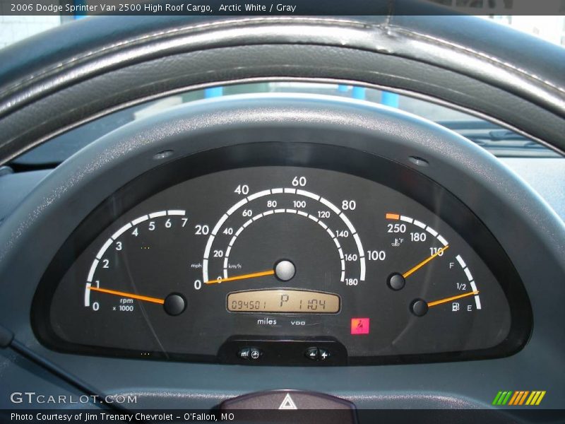  2006 Sprinter Van 2500 High Roof Cargo 2500 High Roof Cargo Gauges