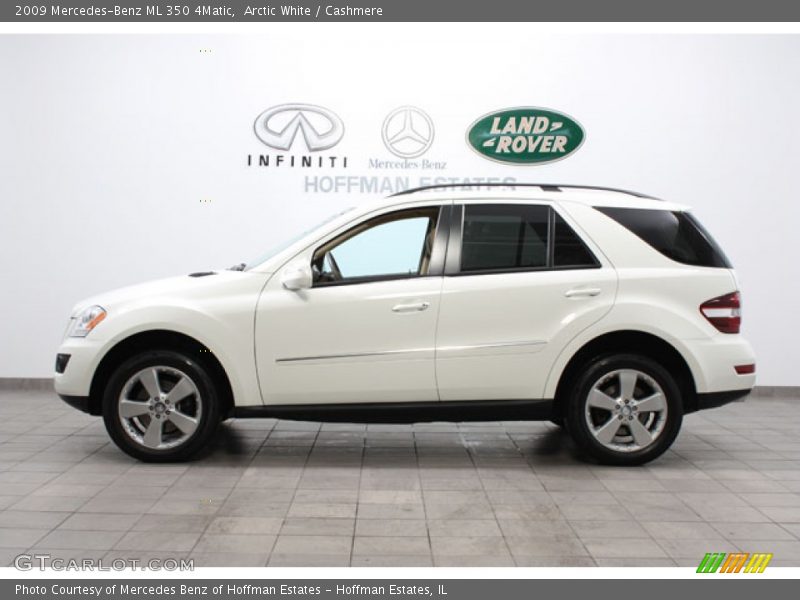Arctic White / Cashmere 2009 Mercedes-Benz ML 350 4Matic