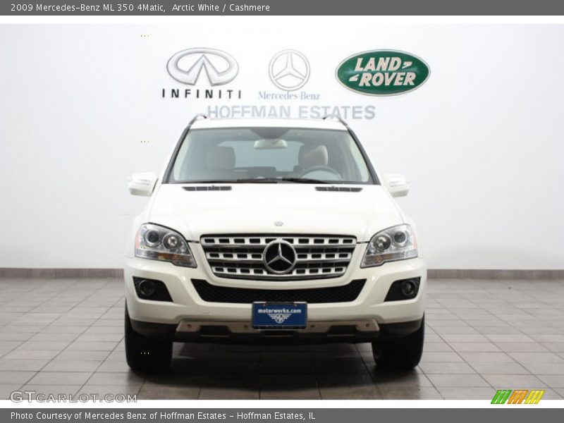 Arctic White / Cashmere 2009 Mercedes-Benz ML 350 4Matic