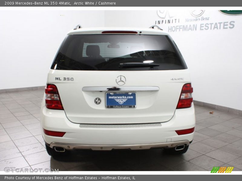Arctic White / Cashmere 2009 Mercedes-Benz ML 350 4Matic