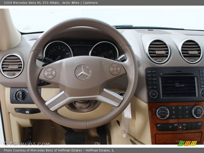 Arctic White / Cashmere 2009 Mercedes-Benz ML 350 4Matic