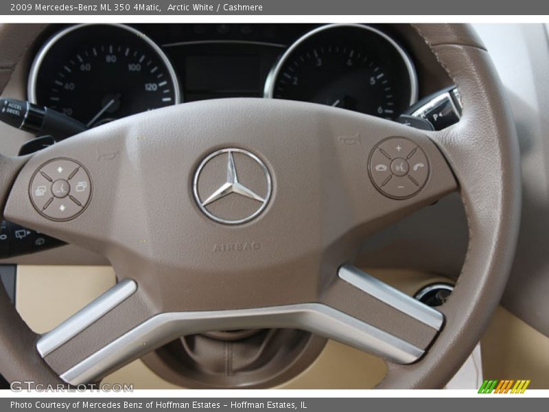 Arctic White / Cashmere 2009 Mercedes-Benz ML 350 4Matic
