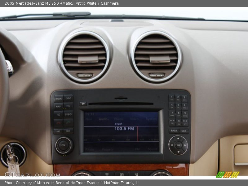 Arctic White / Cashmere 2009 Mercedes-Benz ML 350 4Matic