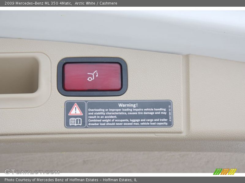 Arctic White / Cashmere 2009 Mercedes-Benz ML 350 4Matic