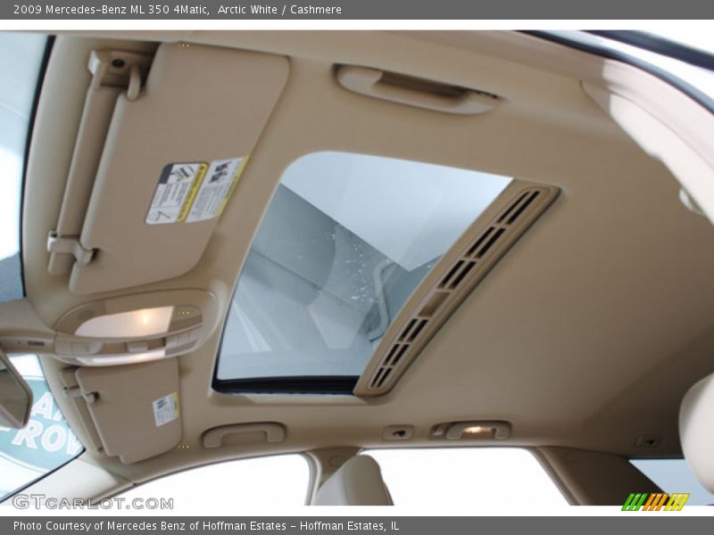 Arctic White / Cashmere 2009 Mercedes-Benz ML 350 4Matic