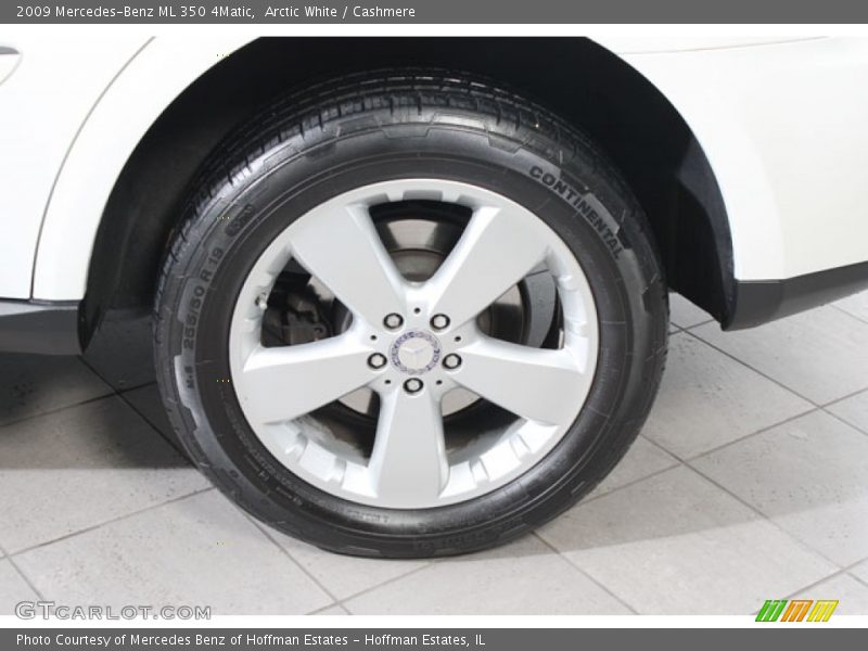 Arctic White / Cashmere 2009 Mercedes-Benz ML 350 4Matic
