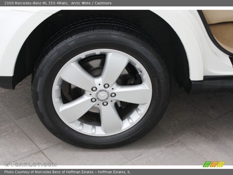 Arctic White / Cashmere 2009 Mercedes-Benz ML 350 4Matic