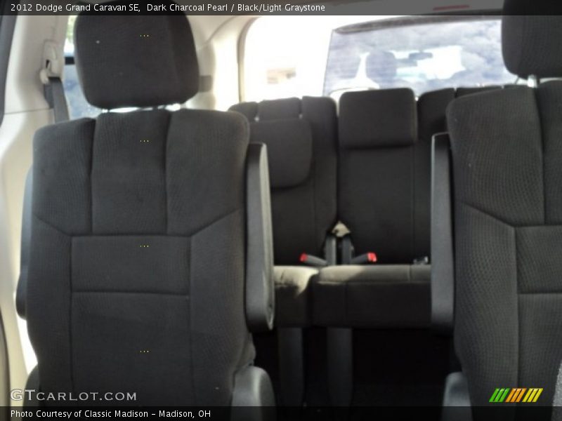 Dark Charcoal Pearl / Black/Light Graystone 2012 Dodge Grand Caravan SE