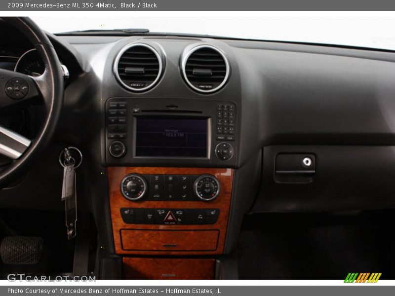 Black / Black 2009 Mercedes-Benz ML 350 4Matic