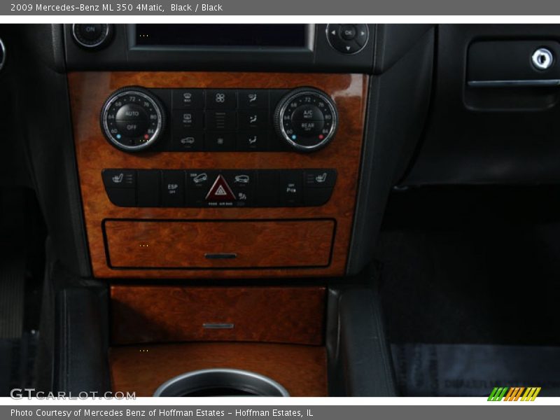 Black / Black 2009 Mercedes-Benz ML 350 4Matic