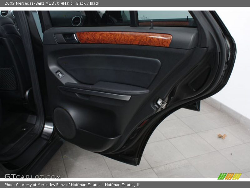 Black / Black 2009 Mercedes-Benz ML 350 4Matic