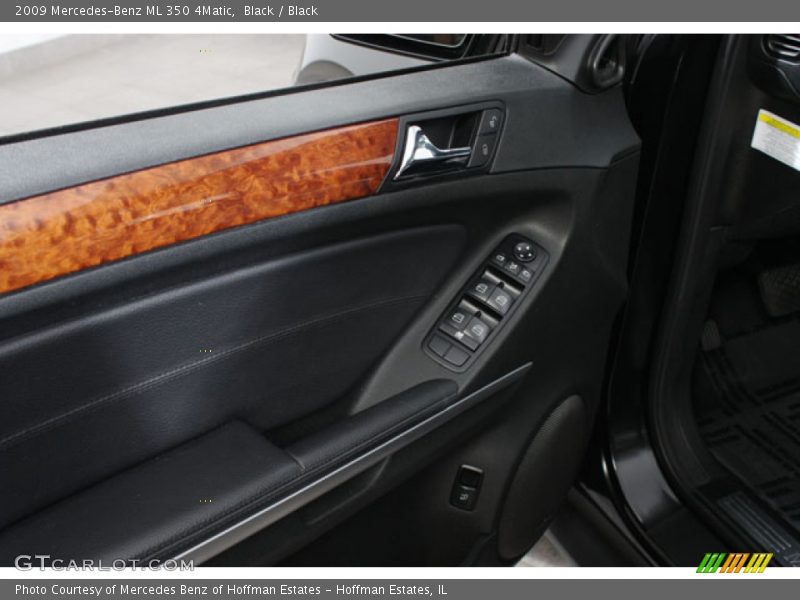 Black / Black 2009 Mercedes-Benz ML 350 4Matic