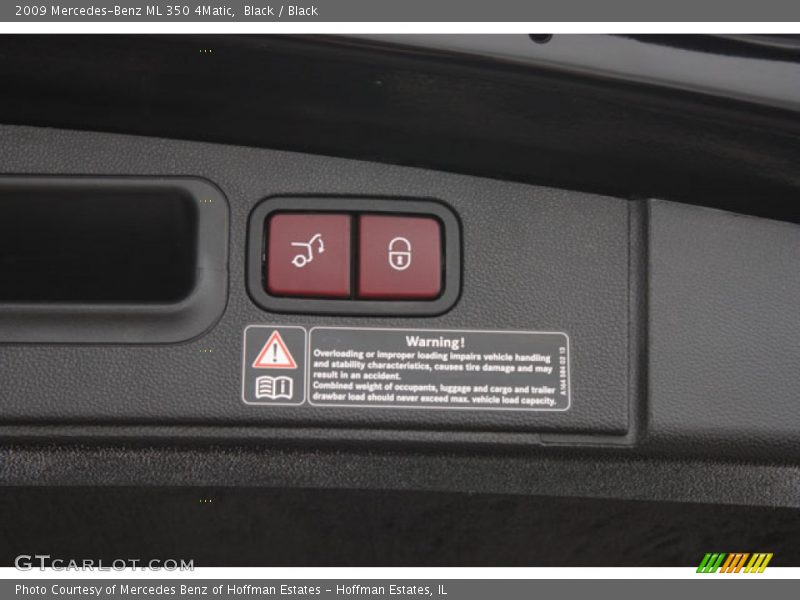 Black / Black 2009 Mercedes-Benz ML 350 4Matic