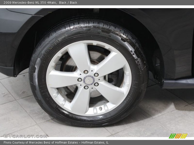 Black / Black 2009 Mercedes-Benz ML 350 4Matic