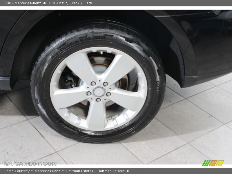 Black / Black 2009 Mercedes-Benz ML 350 4Matic