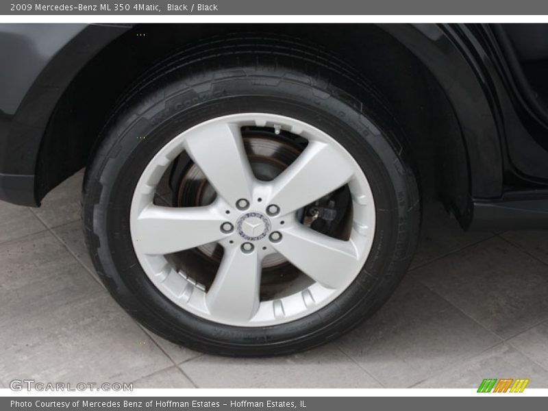 Black / Black 2009 Mercedes-Benz ML 350 4Matic
