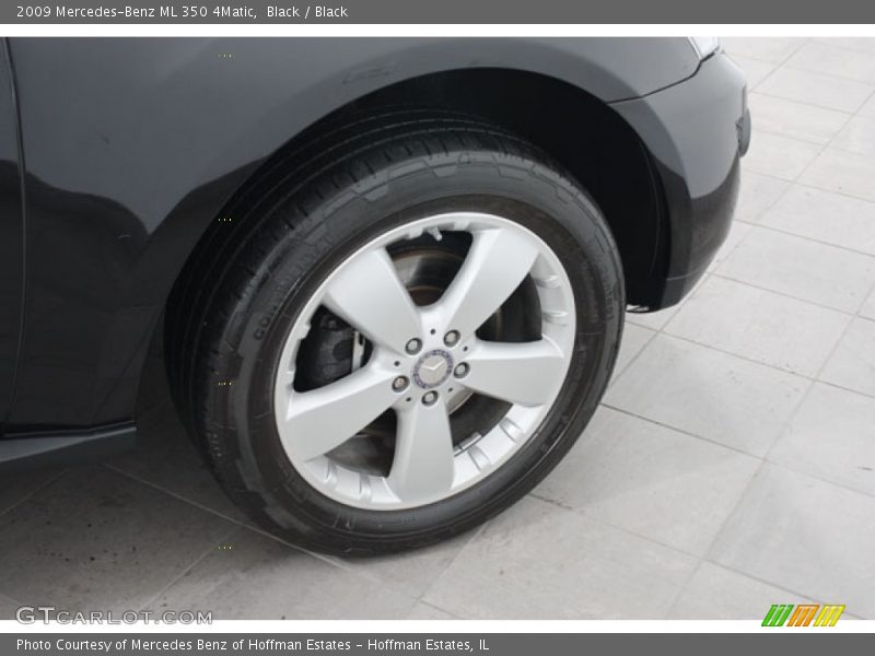 Black / Black 2009 Mercedes-Benz ML 350 4Matic