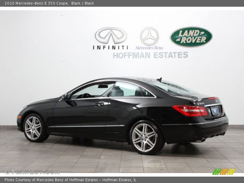 Black / Black 2010 Mercedes-Benz E 350 Coupe