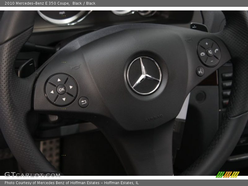 Black / Black 2010 Mercedes-Benz E 350 Coupe