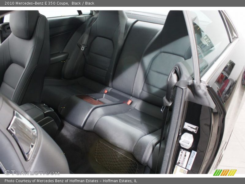 Black / Black 2010 Mercedes-Benz E 350 Coupe