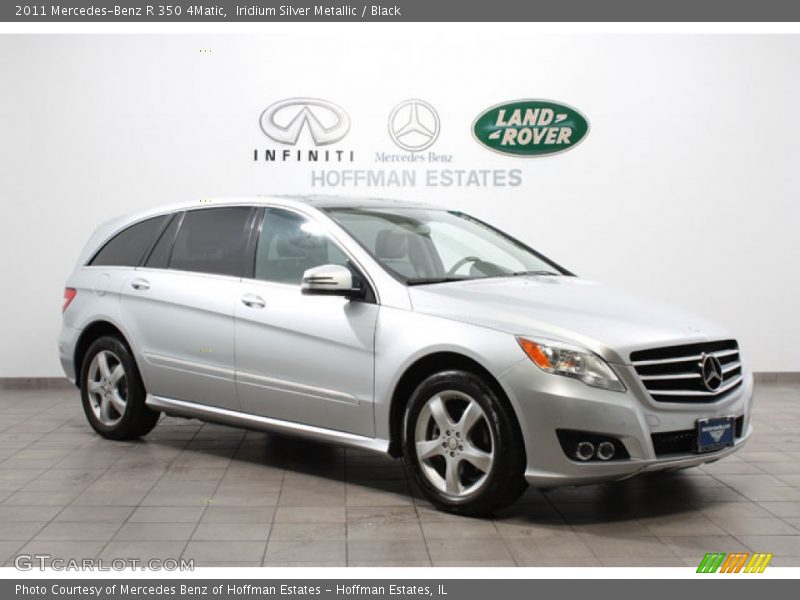 Iridium Silver Metallic / Black 2011 Mercedes-Benz R 350 4Matic