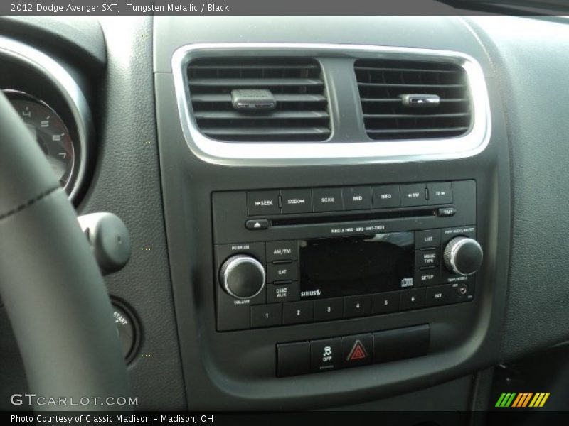 Tungsten Metallic / Black 2012 Dodge Avenger SXT