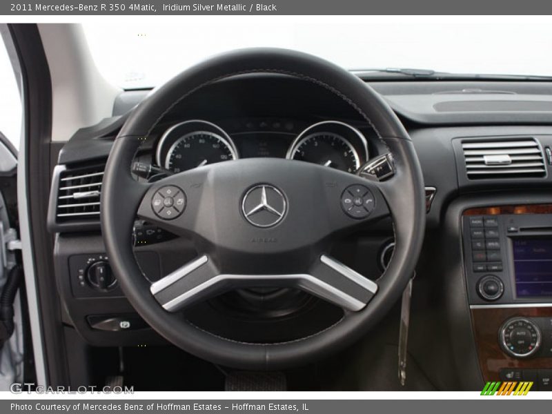 Iridium Silver Metallic / Black 2011 Mercedes-Benz R 350 4Matic
