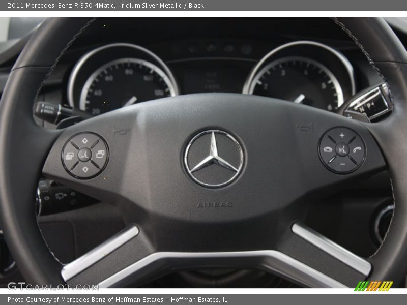 Iridium Silver Metallic / Black 2011 Mercedes-Benz R 350 4Matic