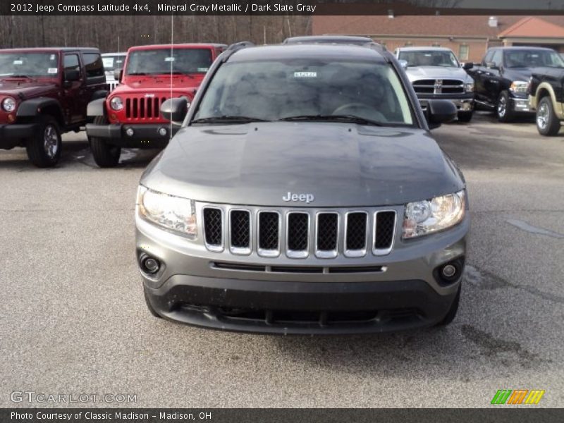 Mineral Gray Metallic / Dark Slate Gray 2012 Jeep Compass Latitude 4x4