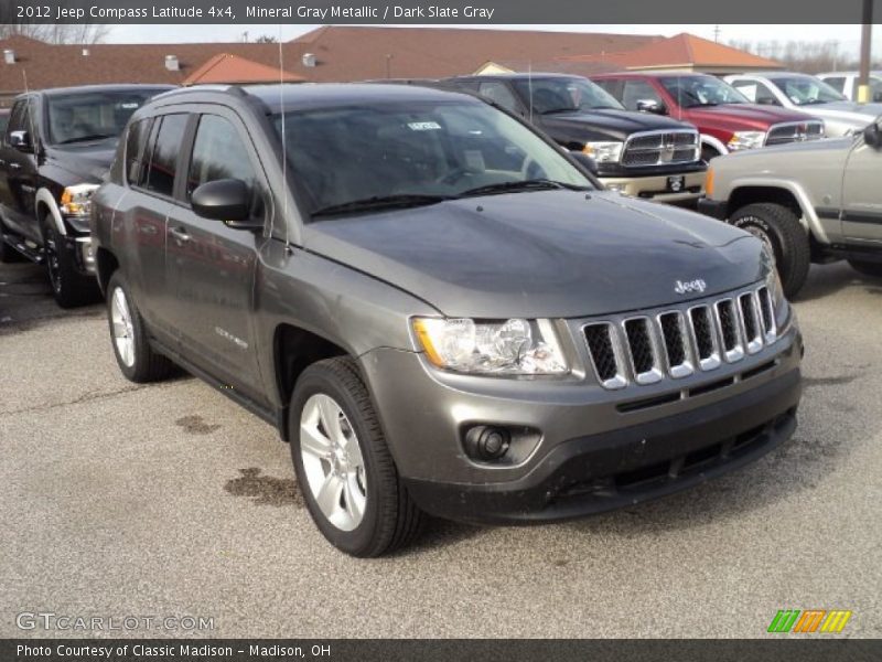 Mineral Gray Metallic / Dark Slate Gray 2012 Jeep Compass Latitude 4x4