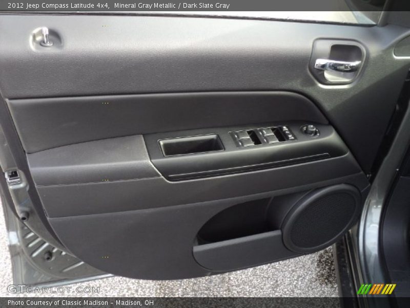 Mineral Gray Metallic / Dark Slate Gray 2012 Jeep Compass Latitude 4x4