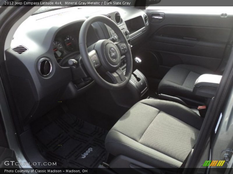 Mineral Gray Metallic / Dark Slate Gray 2012 Jeep Compass Latitude 4x4