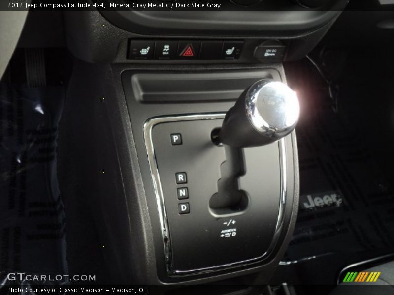 Mineral Gray Metallic / Dark Slate Gray 2012 Jeep Compass Latitude 4x4