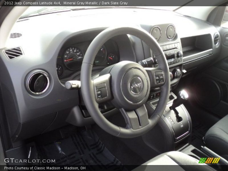 Mineral Gray Metallic / Dark Slate Gray 2012 Jeep Compass Latitude 4x4