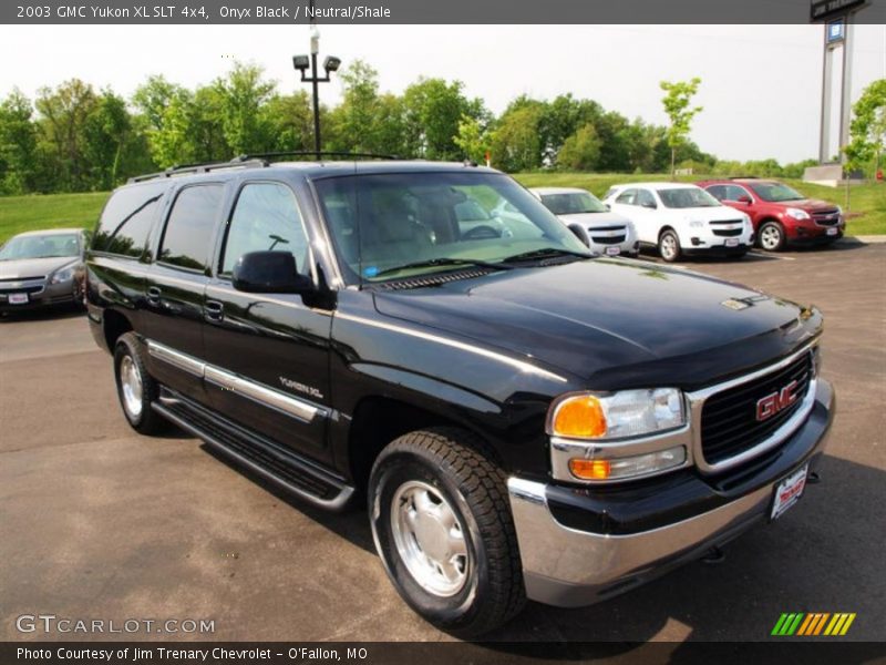 Onyx Black / Neutral/Shale 2003 GMC Yukon XL SLT 4x4