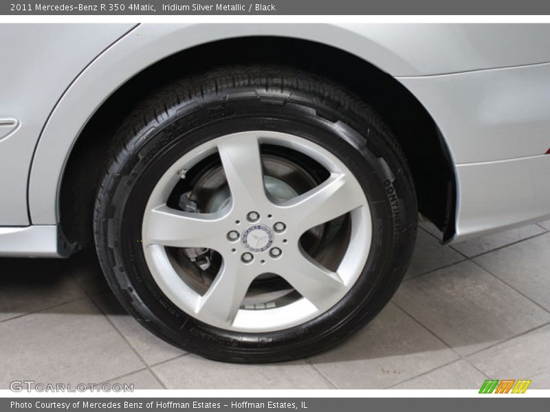 Iridium Silver Metallic / Black 2011 Mercedes-Benz R 350 4Matic