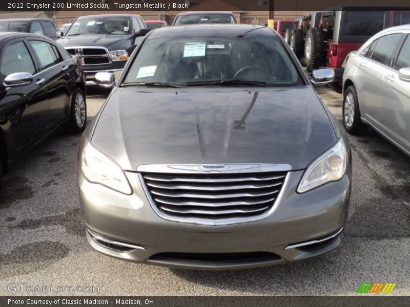 Tungsten Metallic / Black 2012 Chrysler 200 Limited Sedan